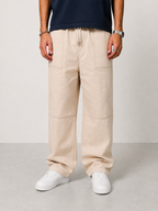 KIK BAGGY PANTS - BEIGE