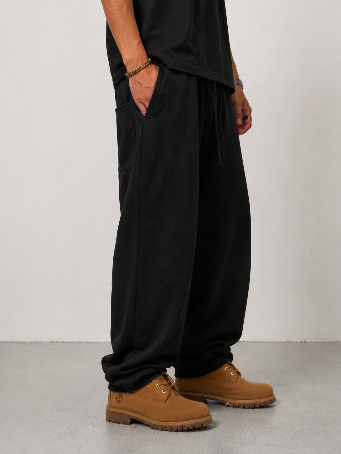 KIK SWEATPANT- BLACK