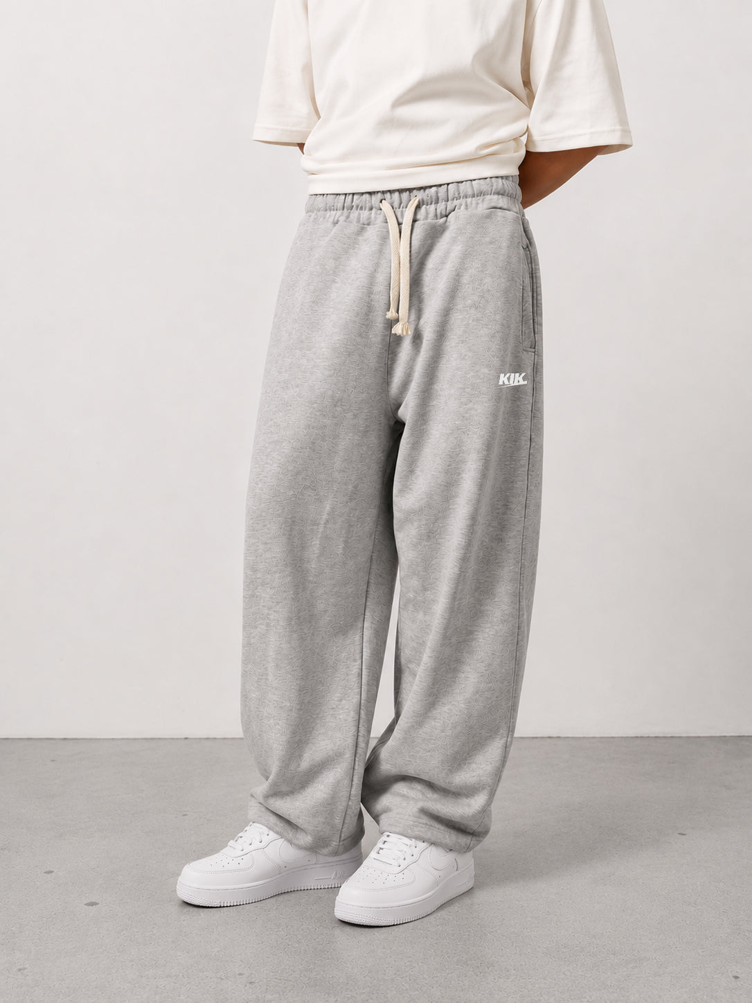 KIK SWEATPANT- LIGHT GREY