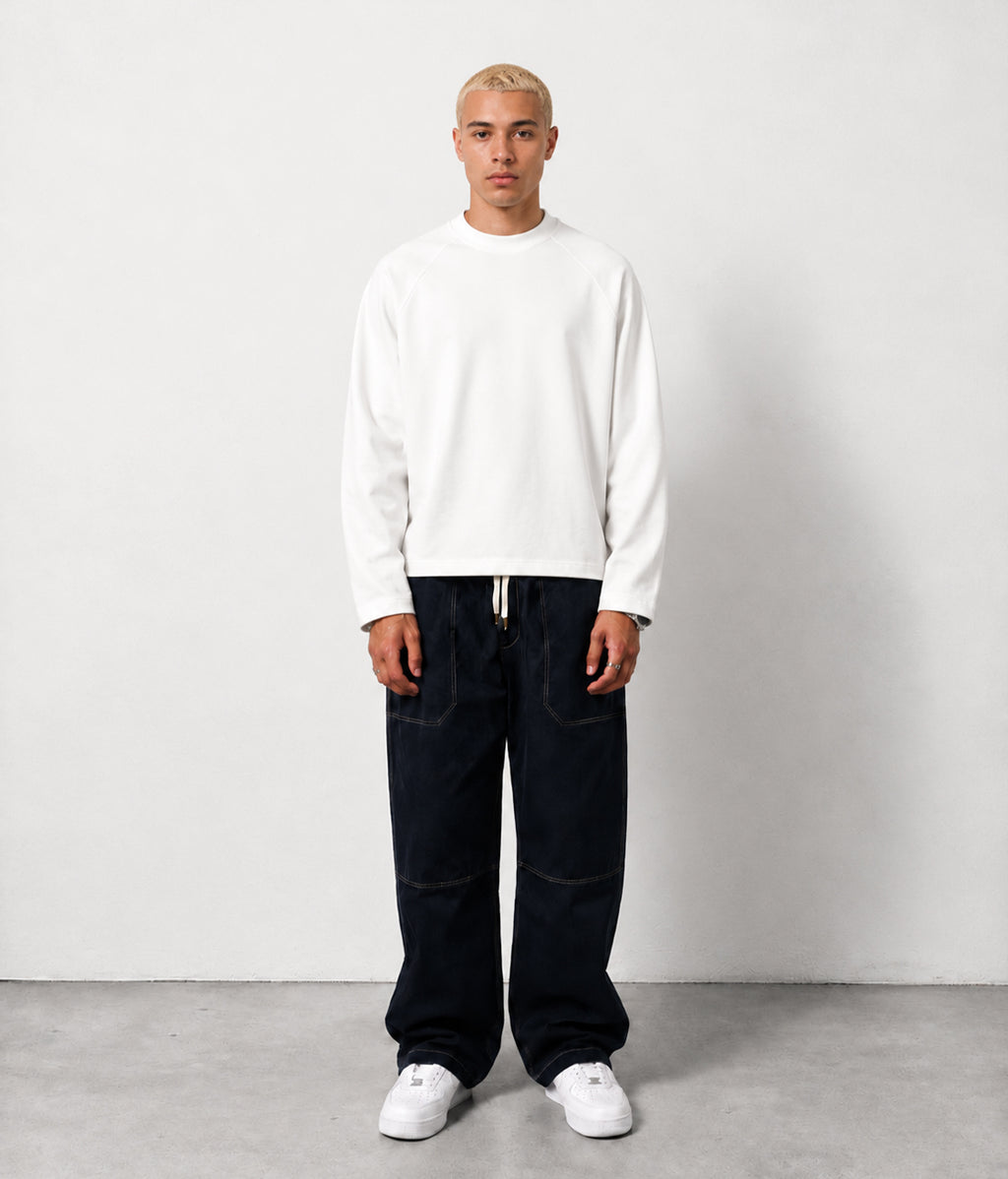 The basic long sleeve Tees in White