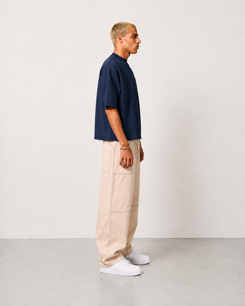 KIK BAGGY PANTS - BEIGE